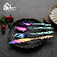  China Supplier Customized Colorful Kitchen Utensil Stainless Steel Cutlery Set with Dinner Knife and Fork