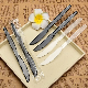  Disposable Thickened Cutlery Black Plastic Knife for Western Food Steak (K-18)