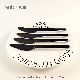  Biodegradable Cpla Knife Eco-Friendly Dinnerware Black Knife