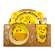  Baby Dining Dish Lovely Animal-Shaped Cute Bamboo Dinnerware Set Baby Dinner Plate with Cups