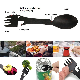  Multifunction Opener Outdoor Utensil Bottle Opener Stainless Steel Fork Spoon
