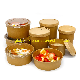  Eco-Friendly Kraft Paper Food Packaging Container Soup Container Salad 32 Oz Soulp Bowls