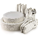 Biodegradable Compostable Disposable Eco Friendly Sugarcane Bagasse Plates Dinner Set