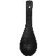  Porcelain Restaurants Dinnerware Set 13.5 Cm Black Ceramic Spoon
