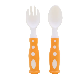  High Quality Tableware Infant Soup Spoon Plastic Baby Food Fork
