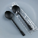  Disposable Kitchenware Soup Spoon Food Packaging Plastic Spoon (143 mm)
