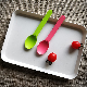  Disposable Kitchenware Cornstarch Spoon Yogurt Scoop Ice Cream Spoon (15 cm)