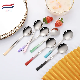  18/8 Stainless Steel Cutlery Colorful Handle Tea Spoon Dessert Spoon