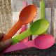  Disposable Kitchenware Cornstarch Spoon Individual Packaging Yogurt Scoop Ice Cream Spoon