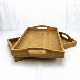 Wholesaler Custom Kitchen Food Luxury Wooden Serving Rustic Tray with Handle Logo