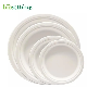  Pfas Free Bpi/Ok Compost Biodegradable Bagasse Pulp Baby Plates Bamboo Fiber Set Bamboo Plates for Kids