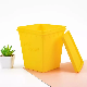  Microwave Silicone Square Popcorn Bowl Popper Bucket with Lid