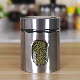 Food Container Stainless Steel with Transparent Window for Whole Grains Bl14505