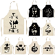  Letter Alphabet Kitchen Aprons for Women Cotton Linen Bibs