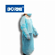 Disposable Coverall Gown for Food Industry Hygienic Isolation CPE Gown with Sleeve