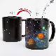  High Quality 11oz White Black Ceramic Coffee Cups Blank Color Change Magic Sublimation Mugs