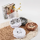  Reusable Custom Folding Net Washing Bag Round Shape Blouse Hosiery Stocking Underwear Bra Lingerie Travel Mesh Laundry Bag