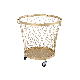 Multipurpose Square Dirty Clothes Oxford Laundry Hamper Basket with 4 Wheels manufacturer