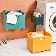 Large Capacity Plastic Collapsible Laundry Hamper Basket Household Laundry Basket