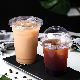  12oz 16oz 20oz Biodegradable and Compostable Disposable PLA Cup Eco Friendly Plastic Cold Coffee Boba Tea Cup Ice Cream with Lids