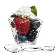  Wholesale Disposable Mini Transparent Pudding Dessert Cups Plastic Hard Disposable Round Plastic Dessert Cups