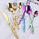  Golden High Light Cutlery Creative Handle Stainless Steel Tableware