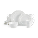  European Style UK Style 19PCS Ceramic Antique Dinner Set Ceramic Porcelain Tableware with Cut Decal
