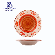  Restaurant Hotel Food Contact Safe Color Glazed Round Shape Porcelain Plate Circle Dinner Flate Plate Tableware
