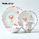  Normal White Porcelain Colorful Decal Dinnerware China Factory Party Supplier Wholesale Tableware
