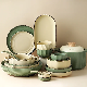  Bowl Tableware Plate Ceramic Household Nordic Wholesale Dish Set Simple Japanese Style