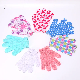 Five-Finger Nylon Body Exfoliating Cream Shower Gloves
