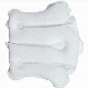  Foshan Factory Supplier Wholesale Customizable White Grey Blue PVC Bathtub Pillows SPA Bath Pillow Luxury for Tub