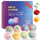  Gift Box Relaxing Deep Cleansing Exfoliating Natural Organic Bath Bombs Set