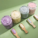 Custom Logo Natural Rose Essence Nicotinamide Lightening Sea Salt Body Scrub