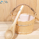 Sauna Accessories Sauna Bucket Quality Solid Wood Sauna Barrel and Spoon