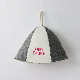  Original Wool 2mm Thickness Sauna Hat Thick Heavy Felt Sauna Hat