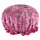  Quiet Girl High Quality Elastic Double Layer Satin Shower Cap