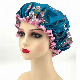 High Quality Satin Fabric Double Layer Water-Proof Reusable Shower Cap
