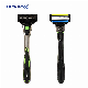 Five Blade System Razor with Washable Cartridges