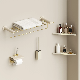  Luxury Bathroom Design Wall Mount Gold White Brass Bathroom Accessories Set