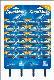 24pieces Hanging Card Twin Blade Disposable Razor