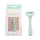  Newest Women System Razor with Three Replaceable Blades and One Holder Shaving Kit Gift Box Package