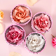  4 Colors Blusher Bronzer Tint Cheeks Shimmer Glitter Highlighter Makeup Brightening Face Nose Make up Long Lasting 3D Rose Blush