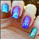  Unicorn Neon Mermaid Chameleon Nail Polish Chrome Mirror Pigment