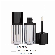  Wholesale 5ml Square Lipgloss Tube with Brush Appcicator Packaging Lip Gloss Container