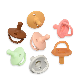  Baby Silicon Glue Pacifier Baby Grinding Teethchewing Toys Sleeping Round Head Pacifier