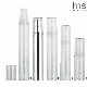  Transparent Plastic Airless Bottle with 17ml/13ml/10ml/5ml