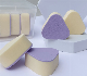  New Purple Triangle Rice Ball Powder Fluttering Soft and Delicate, Water Becomes Water Becomes Wet and Wet, Dual -Use Powder Puff Makeup Tools