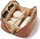  Waterproof Portable Pouch Open Flat Toiletry Bag Make up Organizer with Divider and Handle
