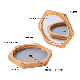  Magnetic Compact Powder Magnet Case Custom Eco Magnetic Empty Blush Square Gold Cosmetics Compact Case Container